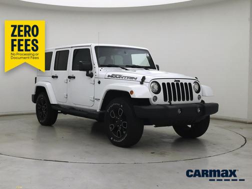 White 2017 Jeep Wrangler Unlimited Smoky Mountain