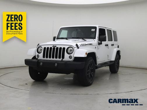 White 2017 Jeep Wrangler Unlimited Smoky Mountain