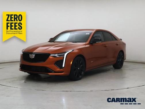 Orange 2022 Cadillac CT4-V