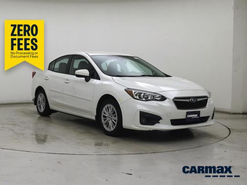 White 2018 Subaru Impreza 2.0I Premium