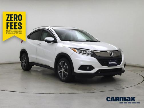 White 2021 Honda HR-V EX
