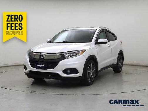 White 2021 Honda HR-V EX