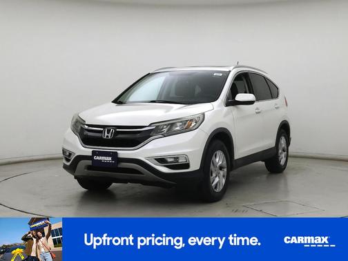 White 2015 Honda CR-V EX-L