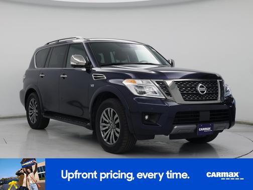Blue 2019 Nissan Armada Platinum