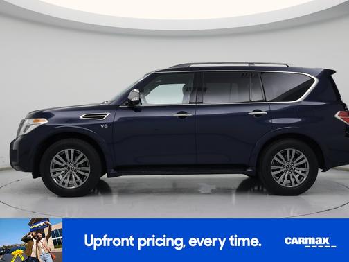 Blue 2019 Nissan Armada Platinum