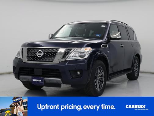 Blue 2019 Nissan Armada Platinum