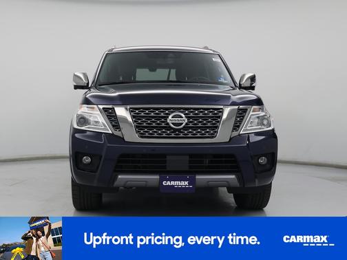 Blue 2019 Nissan Armada Platinum