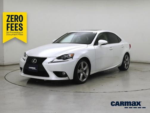White 2014 Lexus IS 350
