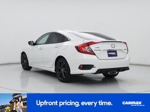 White 2019 Honda Civic Sport