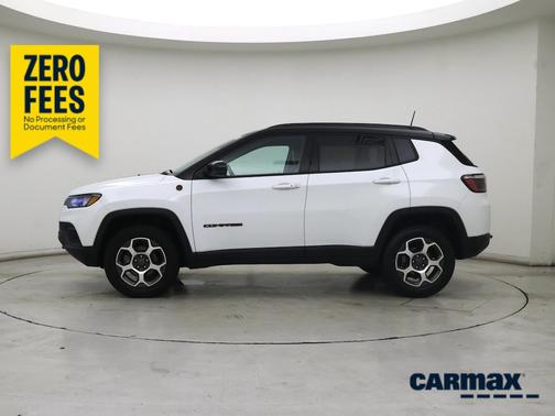 White 2022 Jeep Compass Trailhawk