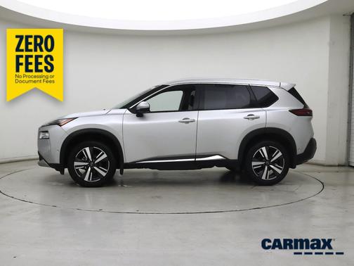 Silver 2023 Nissan Rogue Platinum