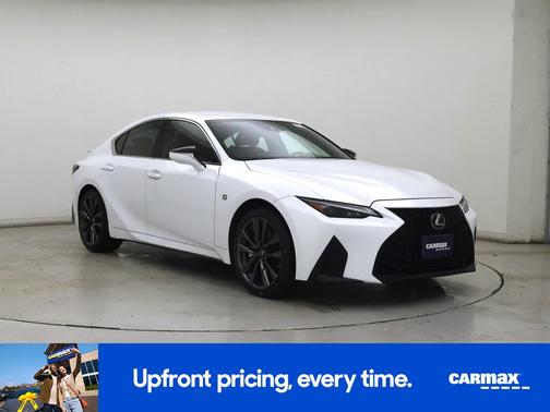 White 2022 Lexus IS 350 F-Sport