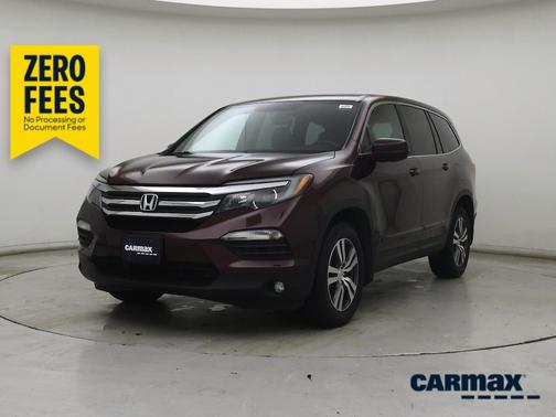 Burgundy 2017 Honda Pilot EX-L