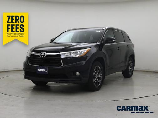 Black 2016 Toyota Highlander XLE