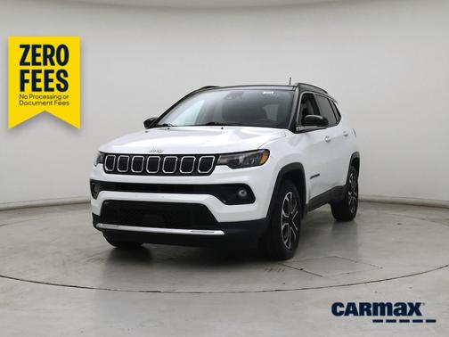 White 2022 Jeep Compass Trailhawk