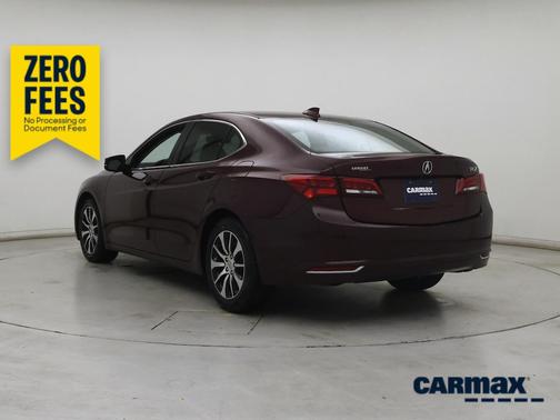 Burgundy 2016 Acura TLX