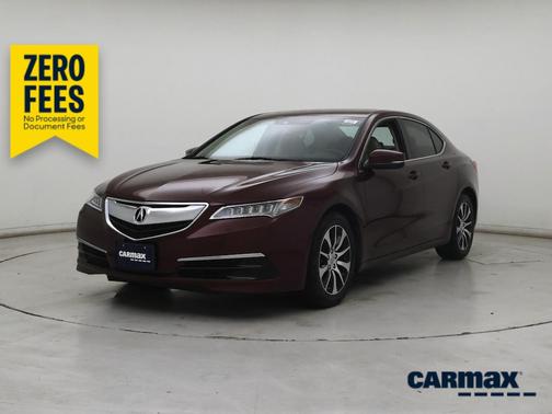 Burgundy 2016 Acura TLX