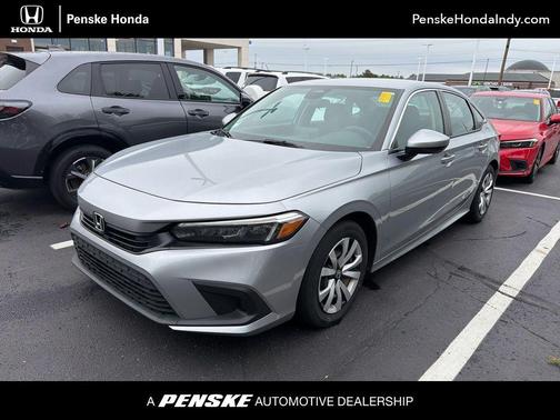 Silver Metallic 2023 Honda Civic LX