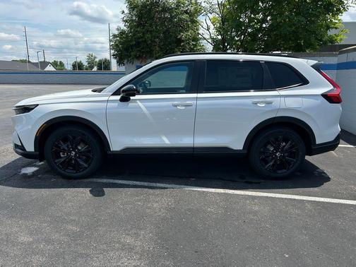 Platinum White Pearl 2026 Honda CR-V Hybrid Sport Touring