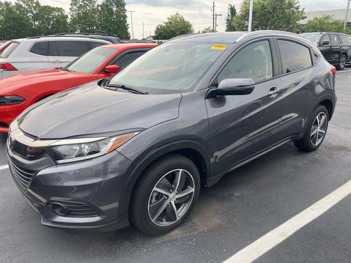 Gray 2021 Honda HR-V EX