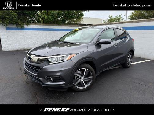 Gray 2021 Honda HR-V EX