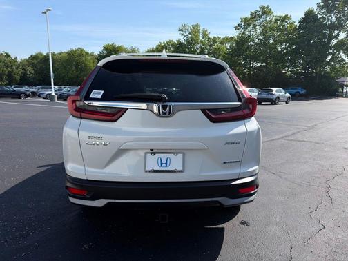 Platinum White 2021 Honda CR-V Hybrid EX-L