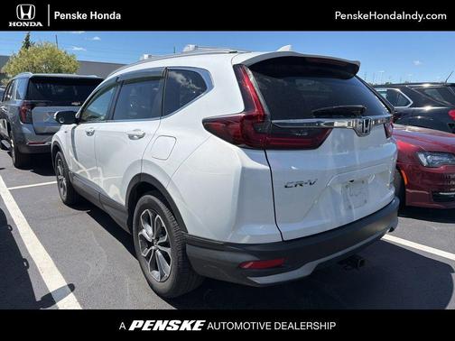 Platinum White 2021 Honda CR-V Hybrid EX-L