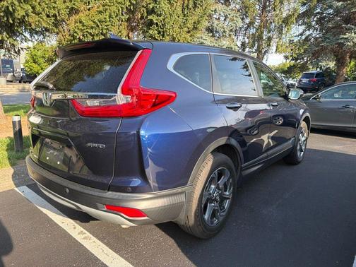 Blue 2017 Honda CR-V EX-L