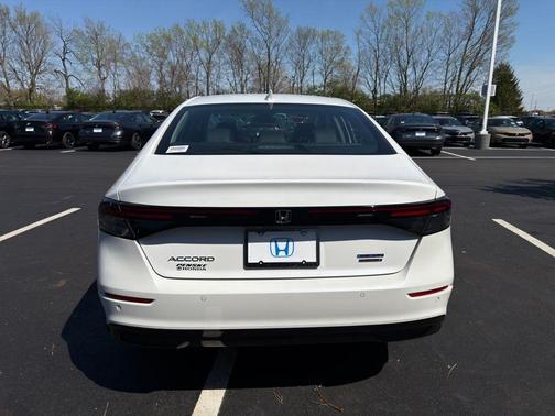 Platinum White Pearl 2026 Honda Accord Hybrid Touring