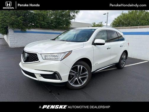 Diamond White Pearl 2018 Acura MDX 3.5L w/Advance Package