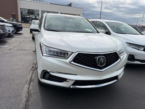 Diamond White Pearl 2018 Acura MDX 3.5L w/Advance Package
