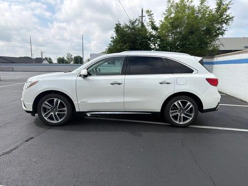 Diamond White Pearl 2018 Acura MDX 3.5L w/Advance Package