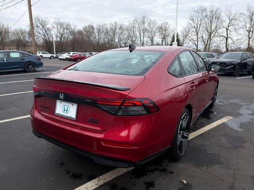 Radiant Red Metallic 2026 Honda Accord Hybrid Sport