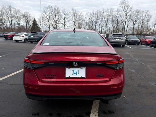 Radiant Red Metallic 2026 Honda Accord Hybrid Sport