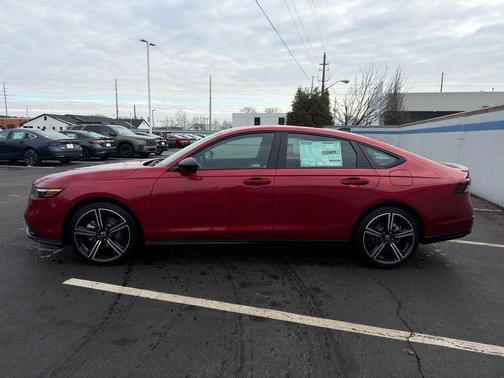 Radiant Red Metallic 2026 Honda Accord Hybrid Sport
