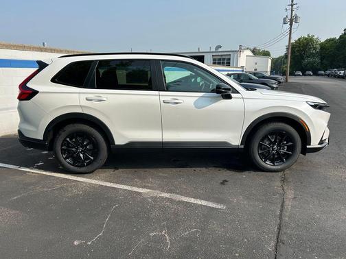 Platinum White Pearl 2026 Honda CR-V Hybrid Sport-L