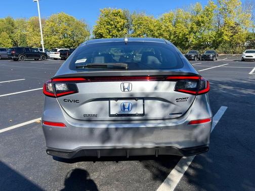 Solar Silver Metallic 2026 Honda Civic Hybrid Sport Touring