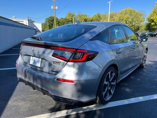 Solar Silver Metallic 2026 Honda Civic Hybrid Sport Touring