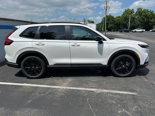 Platinum White Pearl 2026 Honda CR-V Hybrid Sport Touring