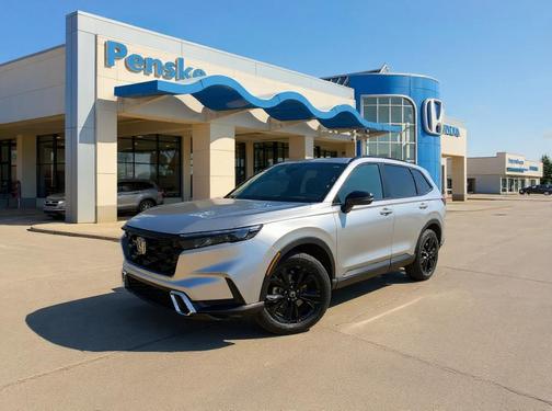 Solar Silver Metallic 2026 Honda CR-V Hybrid Sport Touring