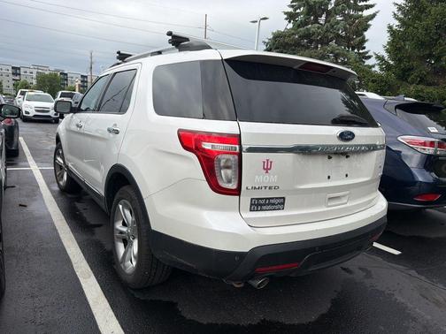 White Platinum Clearcoat Metallic 2011 Ford Explorer Limited