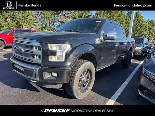 White Platinum Clearcoat Metallic 2016 Ford F-150 Platinum