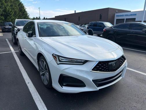 Platinum White 2021 Acura TLX Advance