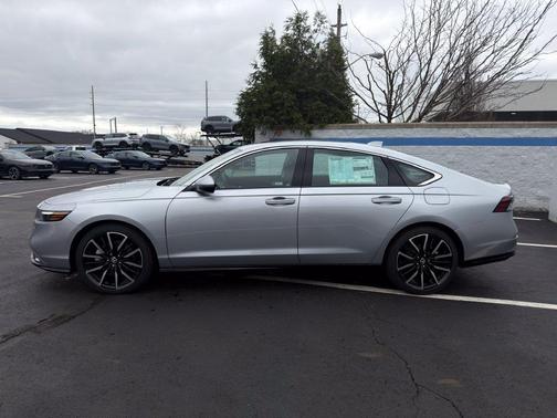 Solar Silver Metallic 2026 Honda Accord Hybrid Touring
