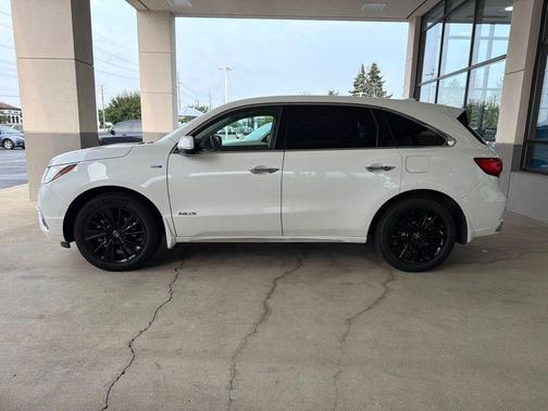 Platinum White 2020 Acura MDX Sport Hybrid 3.0L w/Technology Package