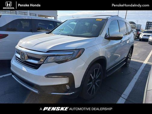 Diamond White Pearl 2019 Honda Pilot Elite