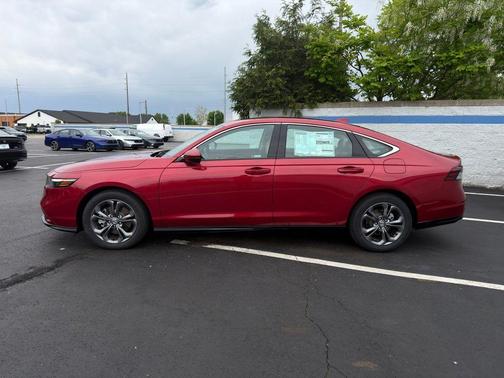 Radiant Red Metallic 2026 Honda Accord Hybrid EX-L