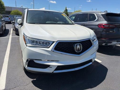 Diamond White Pearl 2017 Acura MDX 3.5L w/Technology Package