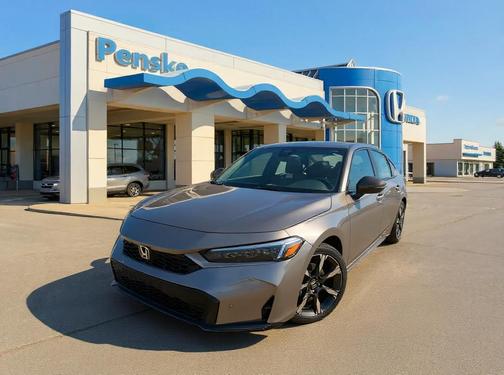 Urban Gray Pearl 2026 Honda Civic Hybrid Sport Touring