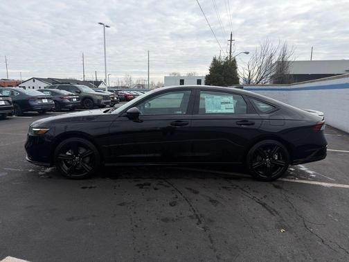Crystal Black Pearl 2026 Honda Accord Hybrid Sport-L